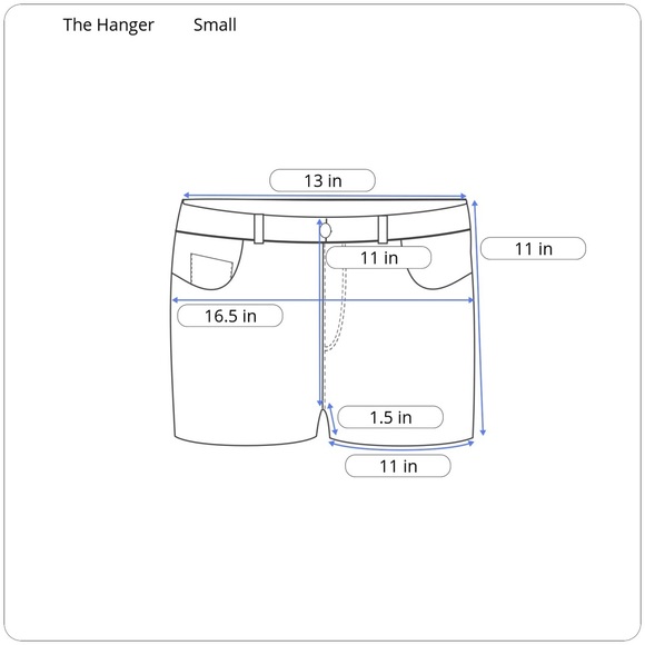 NWT The Hanger Medium Wash High Rise Jean Shorts S - Picture 5 of 5